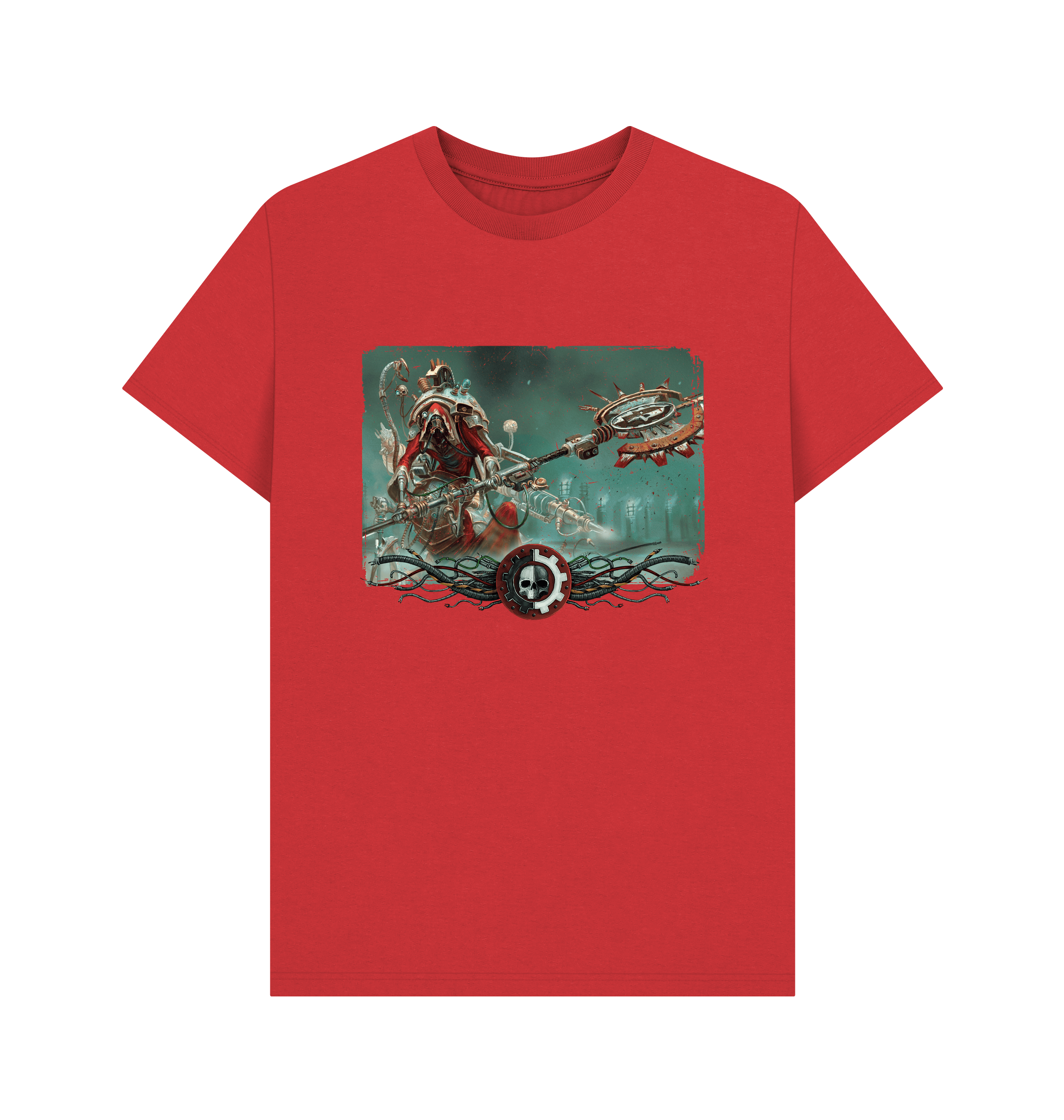 Red Premium Adeptus Mechanicus Belisarius Cawl T Shirt